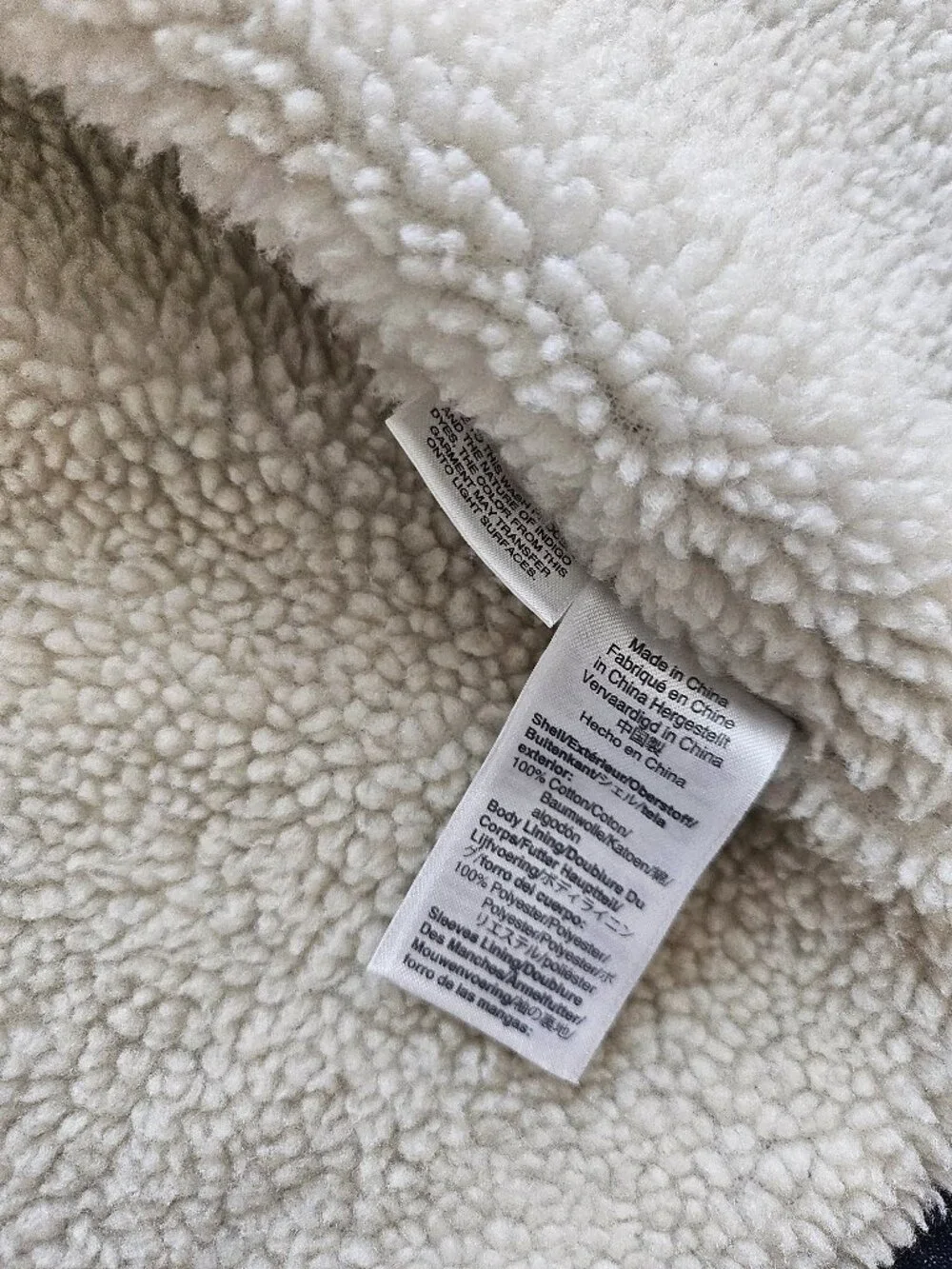 J.Crew Sherpa Lined Denim Jacket 